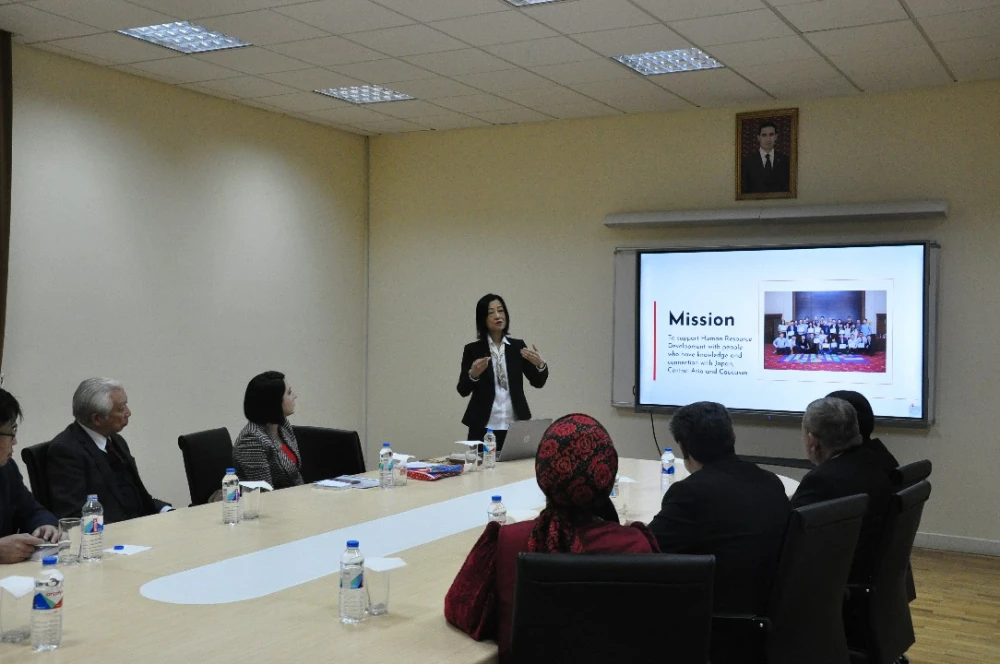 Meeting devoted to the development of mutual relations between Turkmenistan and Nippon foundation